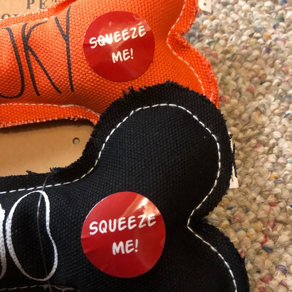 🎉 HP 🆕 Rae Dunn Halloween Spooky & Boo Dog Toys - Picture 5 of 10